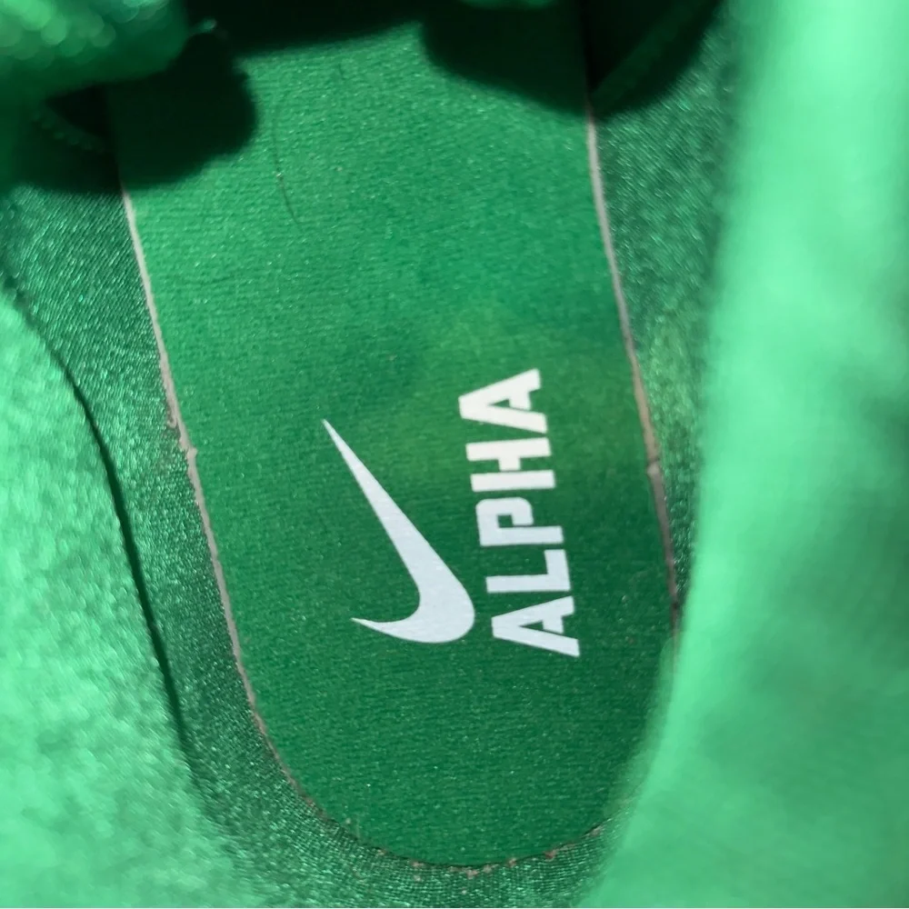 Alpha Menace Pro Mid Pine Green/White Cleats‎   sz 16